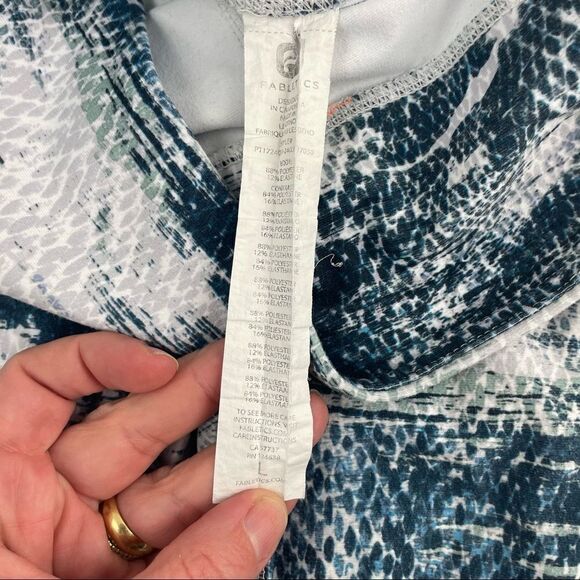 Fabletics Powerhold Mesh Animal Print Crop Leggings - Picture 5 of 5